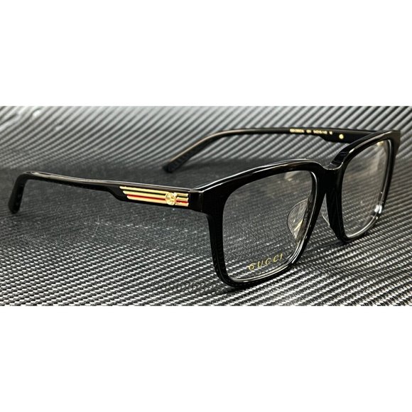 Gucci Black Men's 54mm Eyeglasses - Picture 1 of 4
